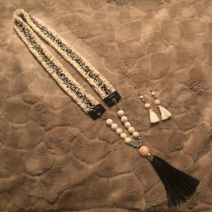 Plunder Necklace and Earrings